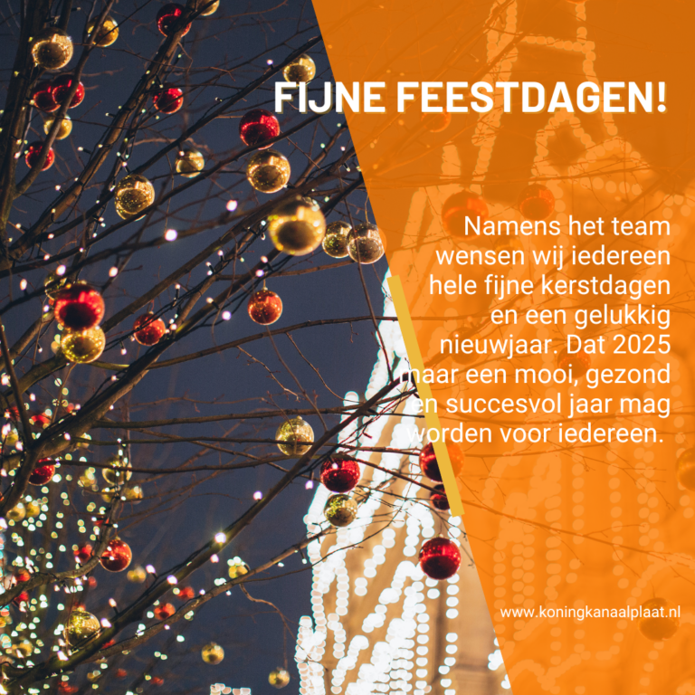 Fijne feestdagen