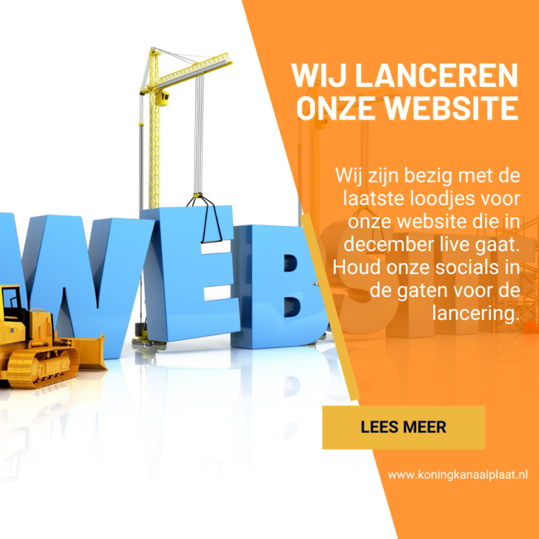Wij lanceren onze website