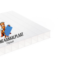 Polycarbonaat Kanaalplaat Opaal 25 mm 7H
